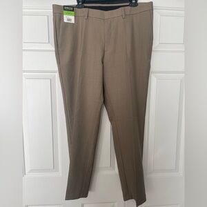 NWT Kenneth Cole Men SuperFlex Waistband Slim Fit Performance Dress Pants 38/29
